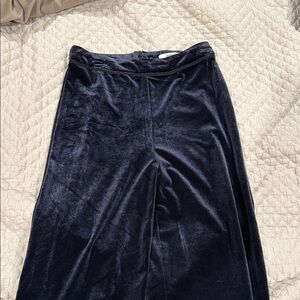 Women’s Navy Velvet Pants